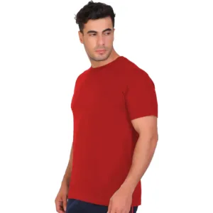 Fashion Foreplus Red Round Neck t Shirt view 2