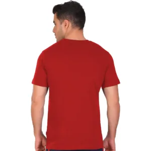 Fashion Foreplus Red Round Neck t Shirt view 3